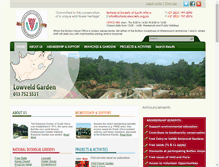 Tablet Screenshot of botanicalsociety.org.za